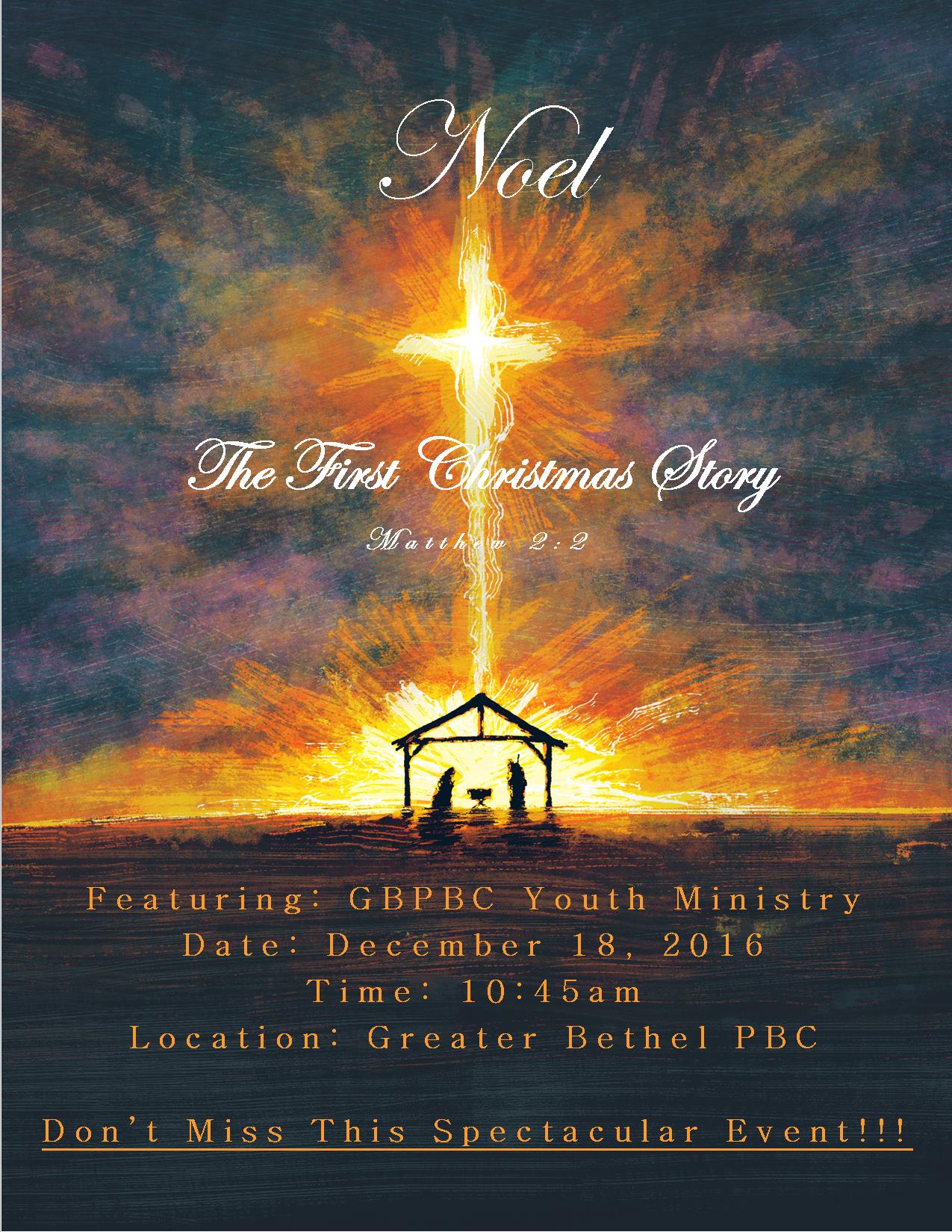 2016 Youth Christmas Program  GREATER BETHEL PRIMITIVE BAPTIST CHURCH